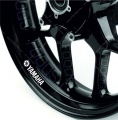 Yamaha universal white 2 wheel rim motorcycle decals fooqs