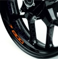 Kawasaki Z 800 orange wheel rim motorcycle decals fooqs