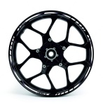 Adesivi per cerchioni F1 Kawasaki Z 900 bianco