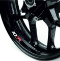 Kawasaki ZX 10r red wheel rim motorcycle decals fooqs
