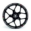 Ducati 996 white wheel rim motorcycle sticker fooqs
