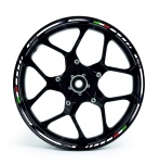 Wheel rim stickers F1 Ducati 1098 white stickers decals