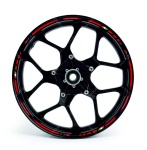 Velgstickers F1 Ducati 1098 rood 2