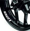 Ducati Monster 821 red wheel rim motorcycle decals fooqs