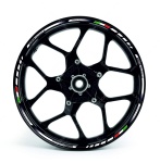 Adesivi per cerchioni F1 Ducati Panigale 1199 bianco