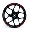 Honda CBR 650 F red motorcycle wheel rim sticker fooqs