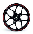 Honda CBR red 2 wheel rim motorcycle sticker fooqs