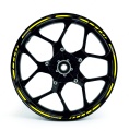 Honda universal yellow wheel rim motorcycle sticker fooqs