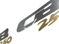 Honda CB 250 2001 black fooqs decals naklejki