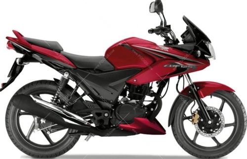 Honda CBF 125 2013 dark red fooqs motorcycle decals aufkleber