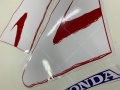 Honda CBR 600 F 1998 red white violet fooqs motorstickers naklejki