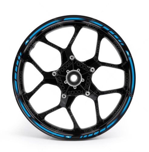 Bmw K 1300 R blue motorcycle wheel rim sticker fooqs