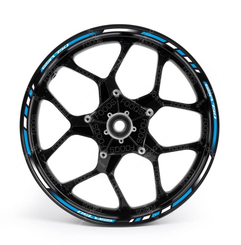 Suzuki GSR 750 blue wheel rim motorcycle sticker fooqs