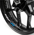 Yamaha YZF R universal blue wheel rim motorcycle decals fooqs