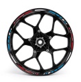Honda CBR 500 R red blue white motorcycle wheel rim sticker fooqs