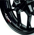 Honda CBR 1000 RR red blue white wheel rim decals fooqs