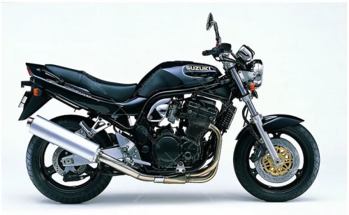 Suzuki GSF 1200 N 1995 2000 black fooqs motorcycle decals aufkleber