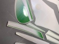 Kawasaki ZX6R 2000 green fooqs motodecals naklejki