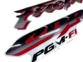 Honda CBR 929 RR 2001 silver fooqs motorsticker naklejki oem parts 1