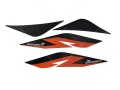 KTM Duke 890 R 2021 2022 white orange fooqs motorcycle stickers oem parts