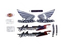 Honda CB 600 S Hornet 2000 2003 blue fooqs motorcycle stickers