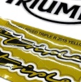 Triumph Speed Triple R 2015 yellow fooqs motorsticker naklejki oem parts Etsy