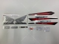 Honda CBF 600 2010 2012 black fooqs motorcycle stickers