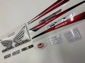 Honda CBF 600 2010 2012 black fooqs motostickers naklejki