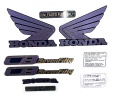 Honda CB 750 Sevenfifty 1994 dark blue fooqs motorcycle stickers