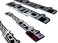 Triumph Streettriple R 675 2013 2016 black fooqs motorsticker naklejki