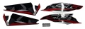 Honda CB 650 F 2016 black matt fooqs motorcycle stickers