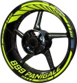 Ducati 899 Panigale fluo motorcycle wheel rim stickers fooqs