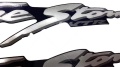 Honda VTR 1000 F Firestorm 2001 2002 navy blue fooqs motorcycle stickers