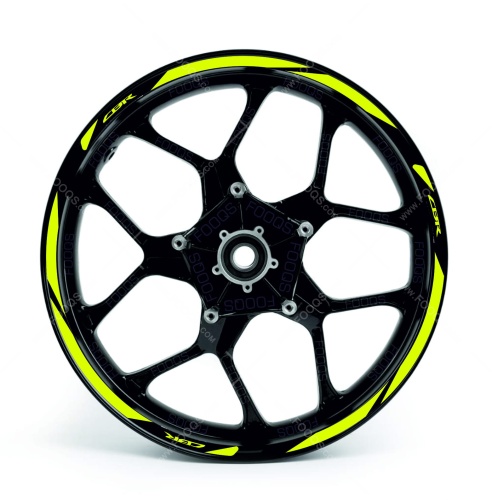 Honda CBR 1100 XX Blackbird fluo wheel rim motorcycle sticker fooqs