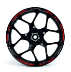 Wheel rim stickers F1 Honda CB 500 F red stickers decals