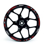 Adesivi per cerchioni F1 Honda CRF universal rosso bianco