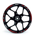 Honda dominator red white wheel rim motorcycle stickers fooqs