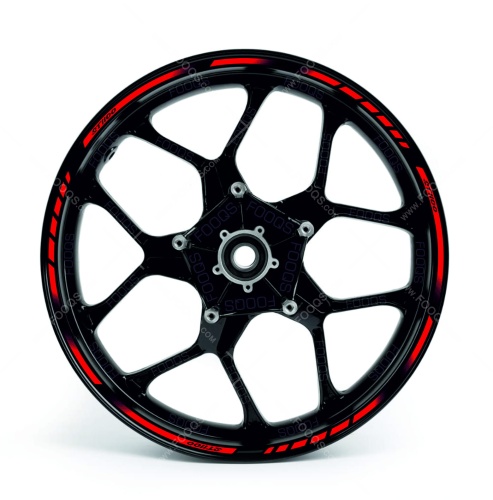 Honda st 1100 red wheel rim motorcycle stickers fooqs