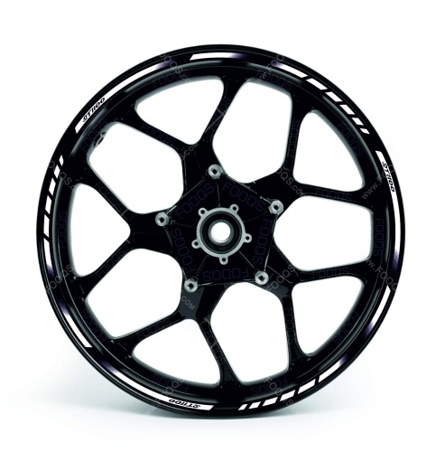 Honda st 1100 white wheel rim motorcycle stickers fooqs