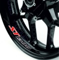 Honda st 1300 red wheel rim motorcycle decals fooqs