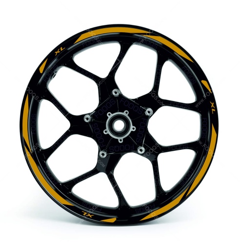 Honda xl varadero gold wheel rim motorcycle stickers fooqs