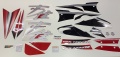 Suzuki GSX 1300 R Hayabusa 2005 2006 dark red black fooqs motorcycle stickers