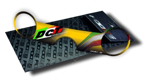 P1 Ducati RSV 1000 falco yellow fooqs yoke cover protector tankpad 3d adesivo
