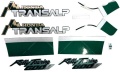 Honda XL 600 V Transalp 1992 green fooqs motorcycle stickers