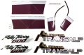 Honda XL 600 V Transalp 1993 burgundy fooqs motorcycle stickers