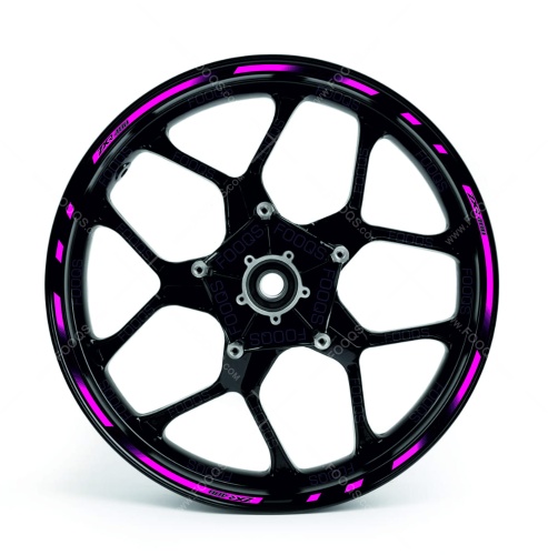 Kawasaki zxr 400 pink wheel rim motorcycle stickers fooqs