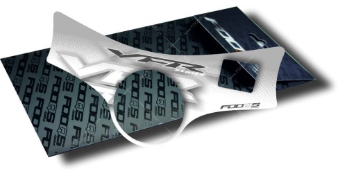 P1 Honda VFR white fooqs yoke cover protector tankpad 3d decal