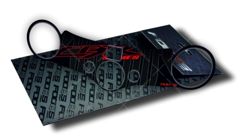 P1 Honda CBR black fooqs yoke cover protector tankpad 3d naklejka