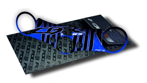P1 Honda CBR blue fooqs yoke cover protector tankpad 3d decal