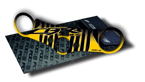 P1 Honda CBR yellow fooqs yoke cover protector tankpad 3d naklejka